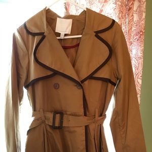 Anthropologie trench coat.